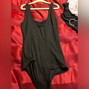 Xs Black Bodysuit, Worn , Good Condition